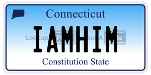 IAMHIM license plate in Connecticut