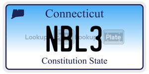 NBL3  license plate in CT