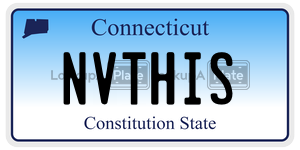 NVTHIS license plate in Connecticut