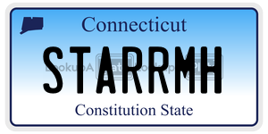 STARRMH license plate in Connecticut