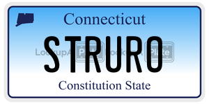 STRURO license plate in Connecticut