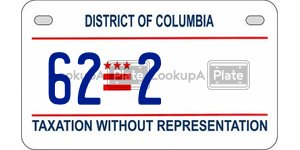 622  license plate in DC