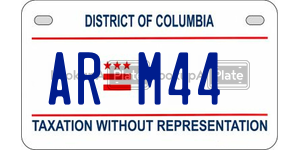 ARM44  license plate in DC