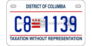 C81139  license plate in DC