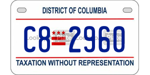 C82960  license plate in DC