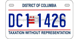 DC11426  license plate in DC