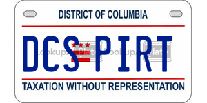 DCSPIRT  license plate in DC