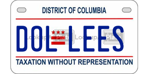 DOLLEES  license plate in DC