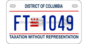 FT1049  license plate in DC