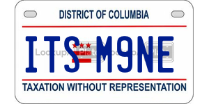 ITSM9NE  license plate in DC