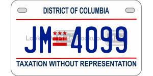 JM4099  license plate in DC