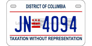 JN4094  license plate in DC