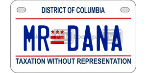 MRDANA  license plate in DC
