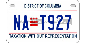 NAT927  license plate in DC