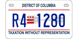 R41280  license plate in DC
