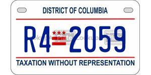 R42059  license plate in DC