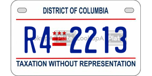 R42213  license plate in DC