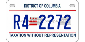R42272  license plate in DC