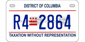 R42864  license plate in DC