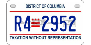 R42952  license plate in DC