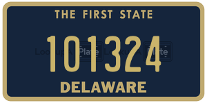 101324  license plate in DE