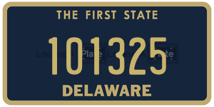 101325  license plate in DE