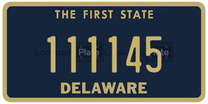 111145  license plate in DE