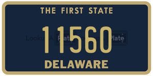 11560  license plate in DE