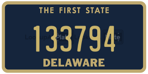 133794  license plate in DE