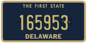 165953  license plate in DE