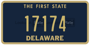 17174  license plate in DE