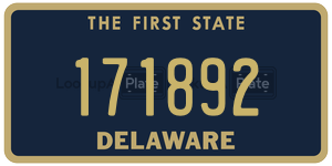 171892  license plate in DE