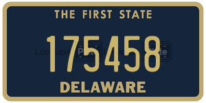 175458  license plate in DE