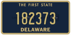182373 license plate in Delaware