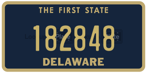 182848  license plate in DE