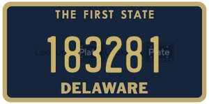 183281  license plate in DE