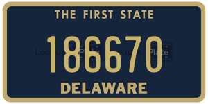 186670  license plate in DE