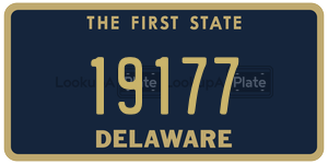 19177 license plate in Delaware