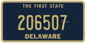 206507  license plate in DE