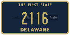 2116  license plate in DE