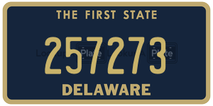257273  license plate in DE
