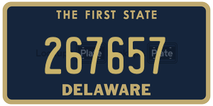 267657  license plate in DE