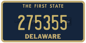 275355  license plate in DE