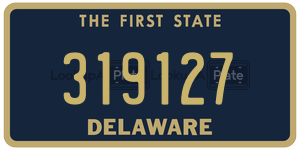 319127  license plate in DE