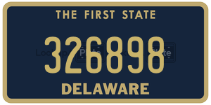 326898  license plate in DE
