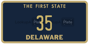 35 license plate in Delaware