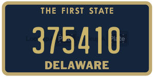 375410  license plate in DE