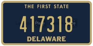 417318  license plate in DE