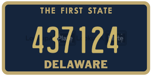437124  license plate in DE