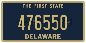 476550 license plate in Delaware